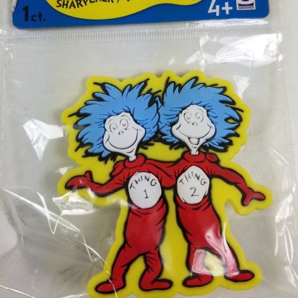 Dr. Seuss sharpeners and erasers set great for cake decorations - Picture 8 of 16